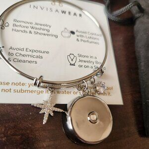 InvisaWear Star Burst Charm Bracelet
